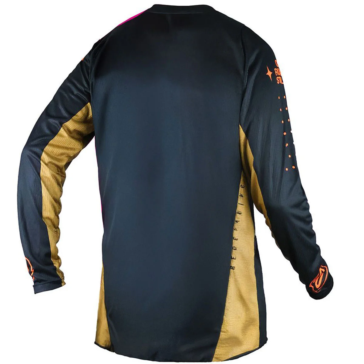 Camisa ASW Image 25 Karma Preto/Dourado/Laranja Flúor - Spinelli